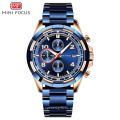 MINI FOCUS 0198 G Wrist Watch Men Top Brand Luxury Famous Male Clock Quartz Watch Wristwatch Quartz-watch Relogio Masculino